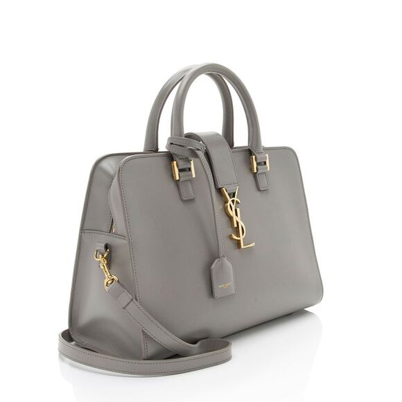 Saint Laurent Smooth Calfskin Baby Monogram Cabas Tote - Picture 2 of 15